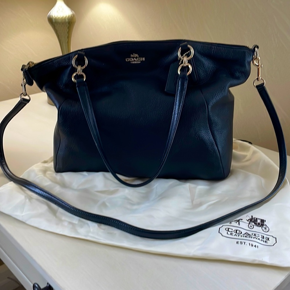 Coach Bag - Crossbody or Tote Style - Black